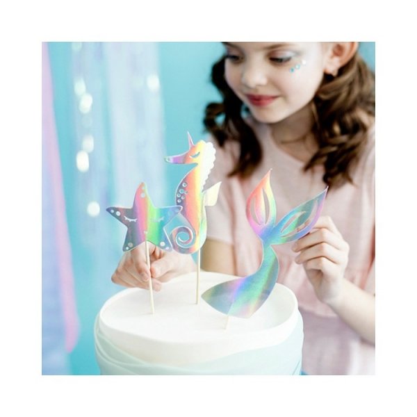 Cake Toppers Mermaid, Sj�jungfru