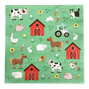 Servetter - Bondg�rdskalas - 33x33 cm - 16-pack