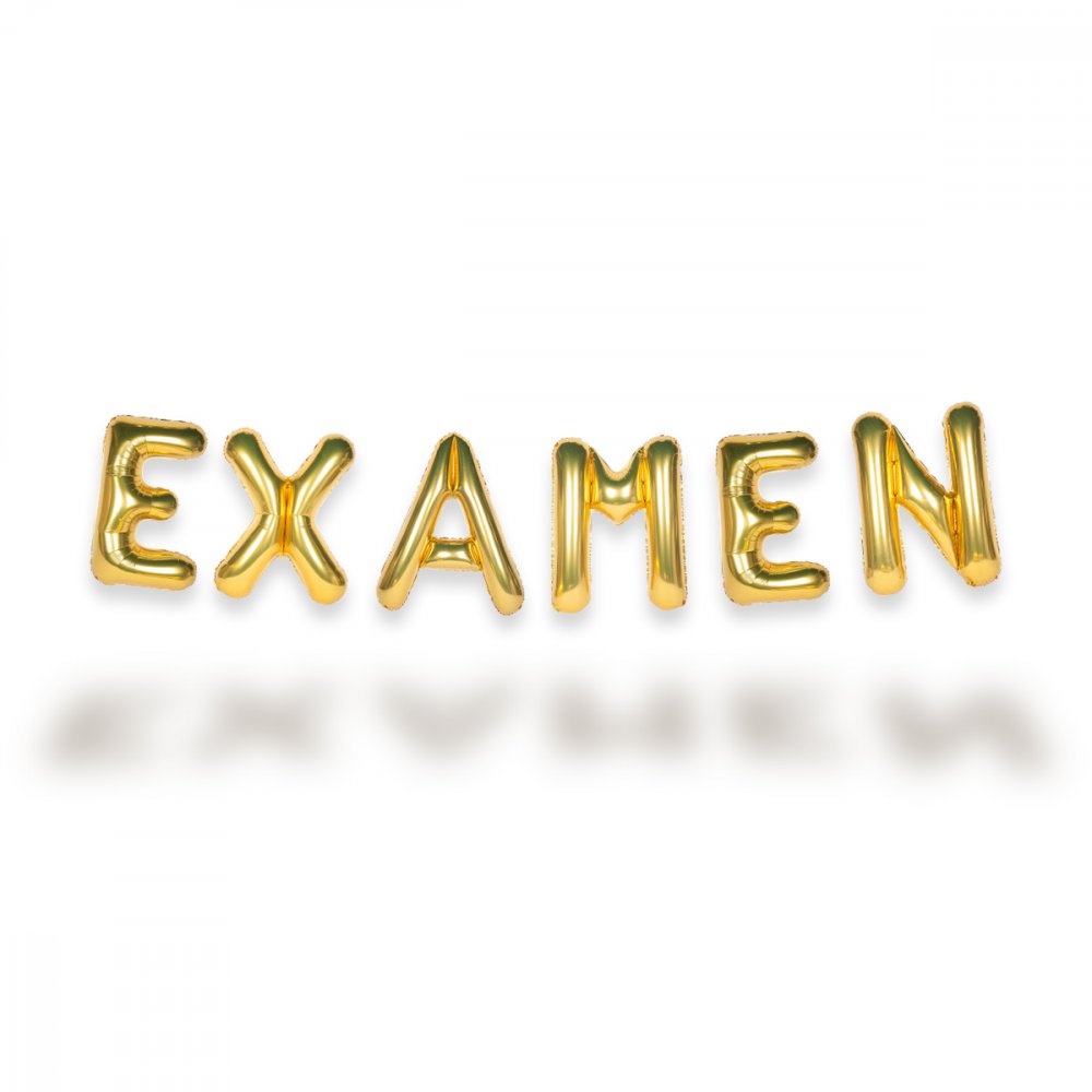 Bokstavsballonger – Examen – Studentdekoration, Student
