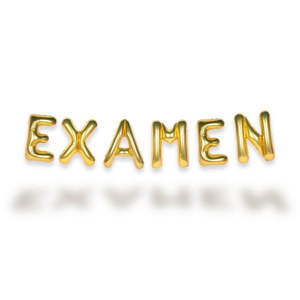 Bokstavsballonger - Examen