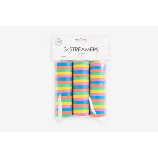 Serpentiner - 18 x 400 cm - 3-pack Serpentiner - 18 x 400 cm - 3-pack