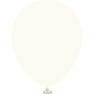 Miniballonger enfrgade - Premium 13 cm - Retro White