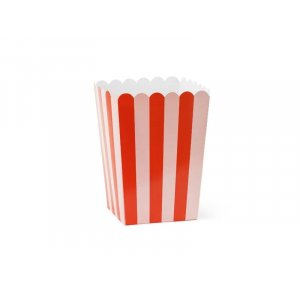 Popcornboxar - R�d/rosa- 6-pack