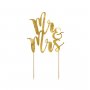 T�rtdekoration MR & MRS Guld