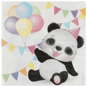 Servetter - Pastel Panda - 20-pack