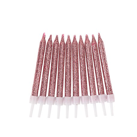 Ljus - Ros�guld - 10-pack