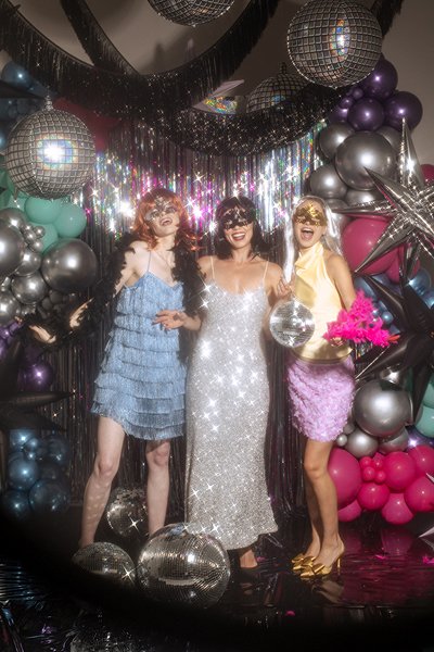 Karnevalmask - Silver