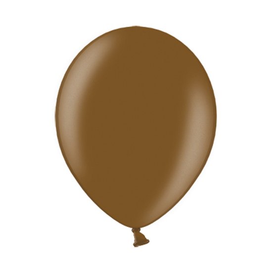 Ballonger - Metallic - Bruna - 10 st