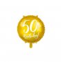 Folieballong Guld 50 �r