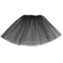 Tyllkjol tutu svart barn 29 cm - Maskeraddr�kt