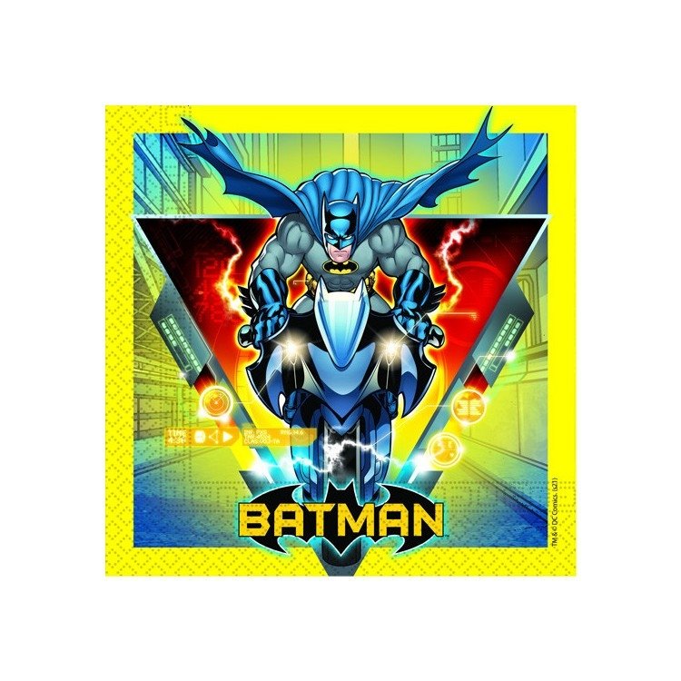 Servetter Batman - 20 st - Fyndhörnan