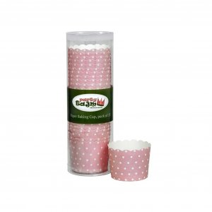 Stabila muffinsformar - Babyrosa - 25-pack