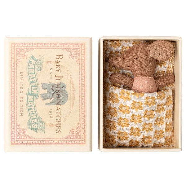 Babymus i matchbox - Sleepy/Wakey - Rosa Babymus i matchbox - Sleepy/Wakey - Rosa