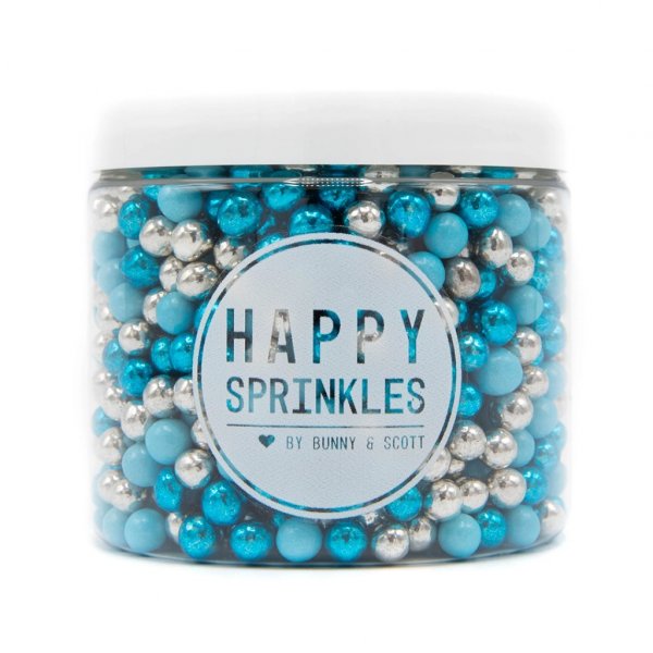 Chokladpärlor - Choco Dragées - Blå/Silver - 80g Chokladpärlor - Choco Dragées - Blå/Silver - 80g