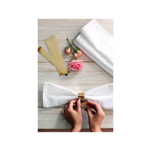 Servettringar - Metallic - Guld - 10 st Servettringar - Metallic - Guld - 10 st