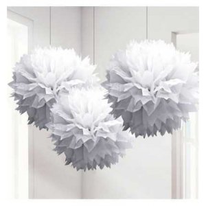 Pom Pom - 3-pack - Vita 40 cm