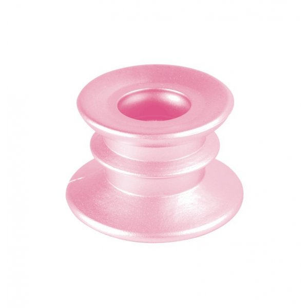 Ljusstake - Glas - Rosa - 12-pack