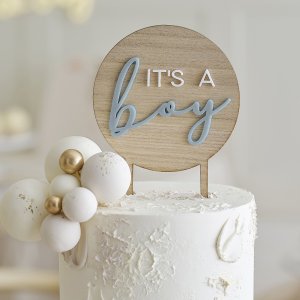 Cake Topper - Tr -  It's a boy