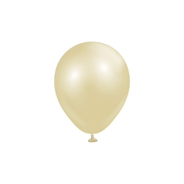 Miniballonger enfärgade - Premium 13 cm - Aura Antique Gold - 25-pack Miniballonger enfärgade - Premium 13 cm - Aura Antique Gold - 25-pack