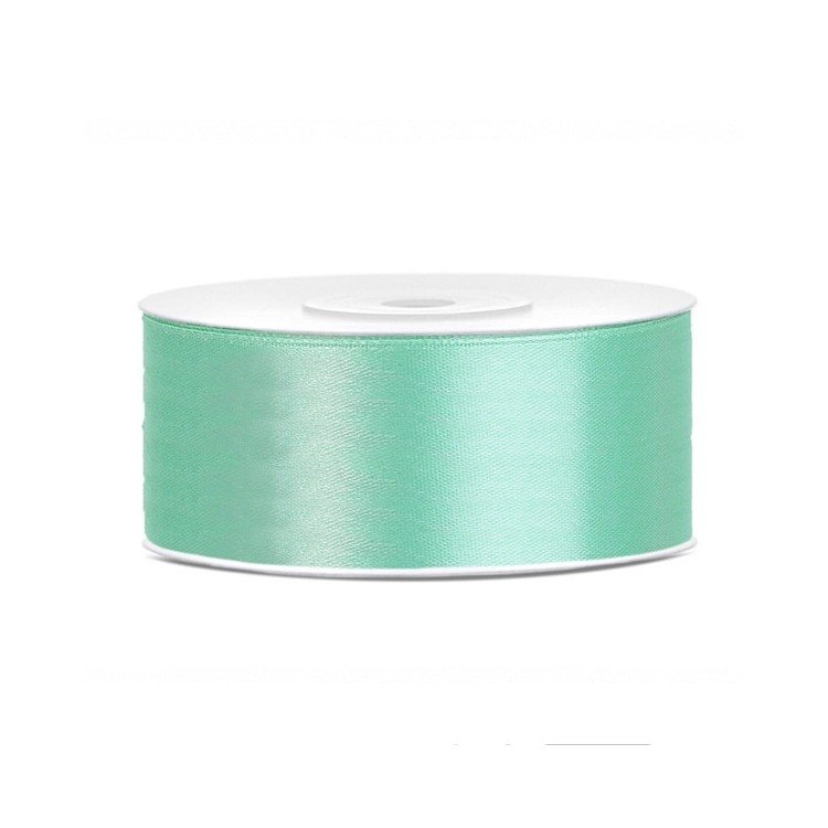 Sidenband, Satinband Mint 25 mm - Fyndhörnan