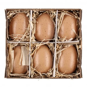 Påskägg - 6-pack - Brun Påskägg - 6-pack - Brun