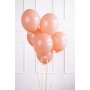 Pastellballonger - Premium 27 cm - Peach - 10-pack