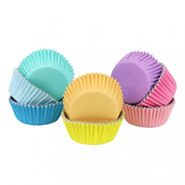 Muffinsformar - 104-pack - Pastel Rainbow Muffinsformar - 104-pack - Pastel Rainbow