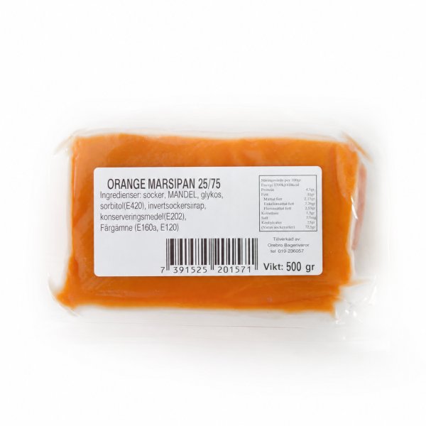 Marsipan Orange - 500g - �rebro Bagerivaror