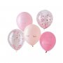 Ballongbukett Rosa