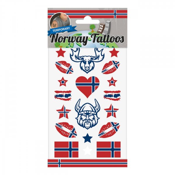 Tatueringar Norge - Norska flaggan