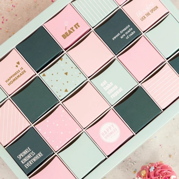 Adventskalender - Str�ssel Happy Sprinkles - Mint