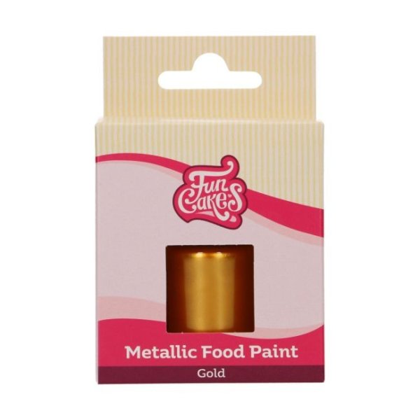 �tbar paint-f�rg - Metallic Gold- FunCakes - 30 ml