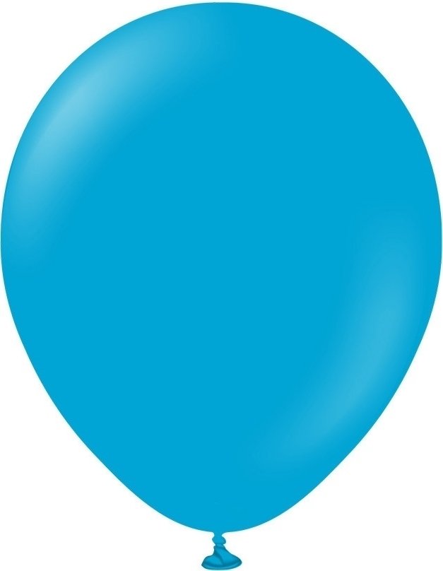 Ballonger enfärgade – Premium 30 cm – Caribbean Blue – 25-pack – Pastell, Enfärgade ballonger, Ballonger