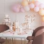 Diadem med slja - Bride to be - Blush hen