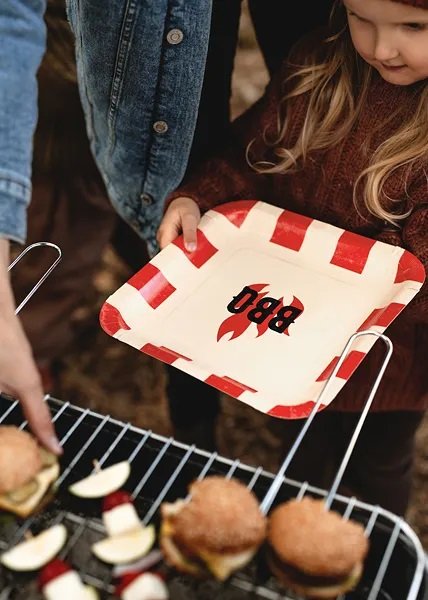 Papptallrikar - BBQ - Grill - 6-pack - 26 cm