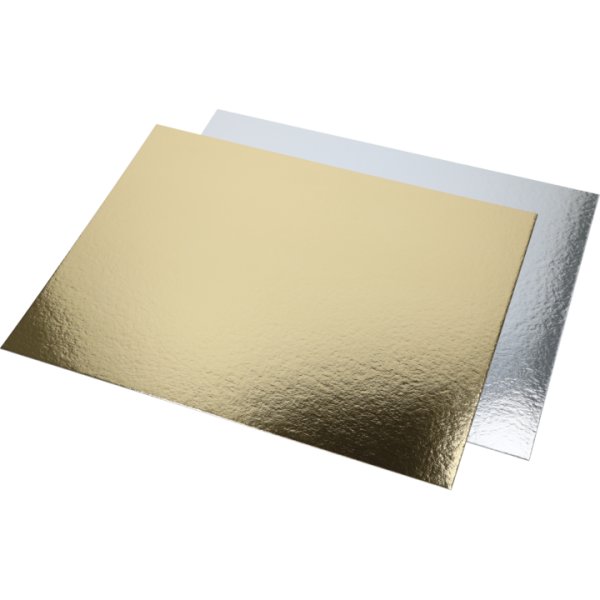 T�rtbricka Tunn - Guld/Silver - V�ndbar - Rektangul�r - 30 x 40 cm