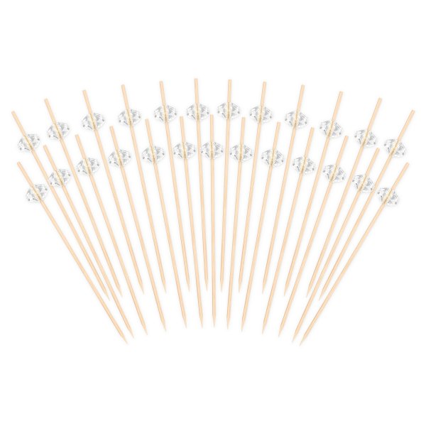Snackspinnar/Drinkpinnar - Diamant - 12 cm - 25 st Snackspinnar/Drinkpinnar - Diamant - 12 cm - 25 st