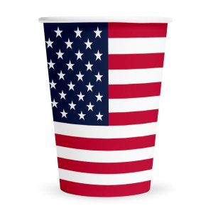 Pappmuggar - USA - 210 ml - 8-pack