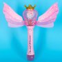S�pbubbelmaskin Prinsessstav med vingar och ljus 35 x 36,5 x 10 cm - Set