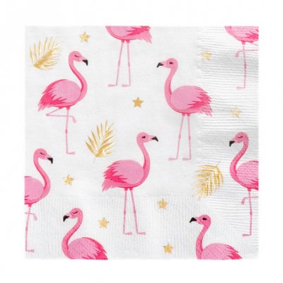 Servetter - Flamingo Party - 12-pack