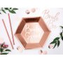 Papptallrikar - Bride squad - Rosguld - 6-pack