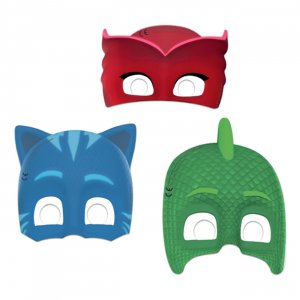 Pappmasker - Pyjamashj�ltarna - 6-pack