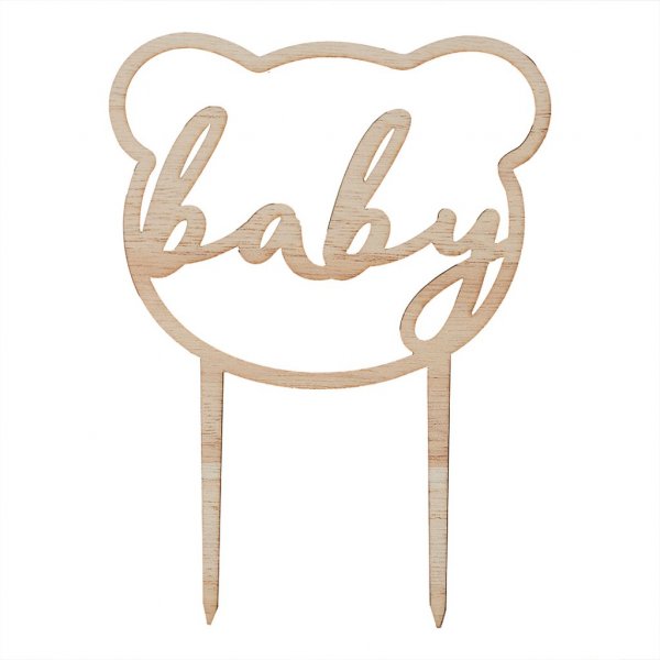 Cake Topper - Baby - Teddybjörn Cake Topper - Baby - Teddybjörn