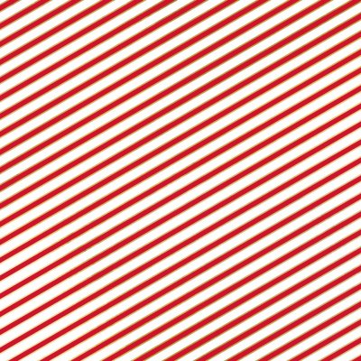 Presentpapper - Stripes - Röd/Vit/Guld