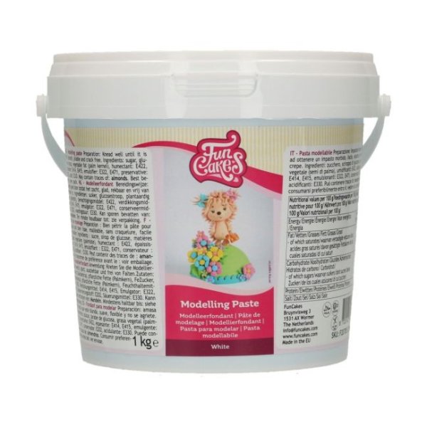 FunCakes Modelling Paste Vit 1kg STORPACK FunCakes Modelling Paste Vit 1kg STORPACK
