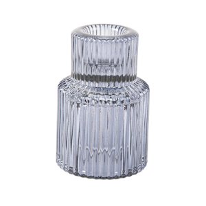 Ljusstake - Stormbl� - �5,5 x 8,5 cm