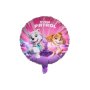 Folieballong - Paw Patrol - Rosa/Lila - Rund - 43 cm Folieballong - Paw Patrol - Rosa/Lila - Rund - 43 cm