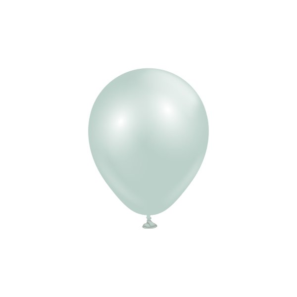 Miniballonger enf�rgade - Premium 13 cm - Aura Ice Mint - 25-pack