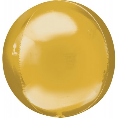Folieballong - Klot - Guld
