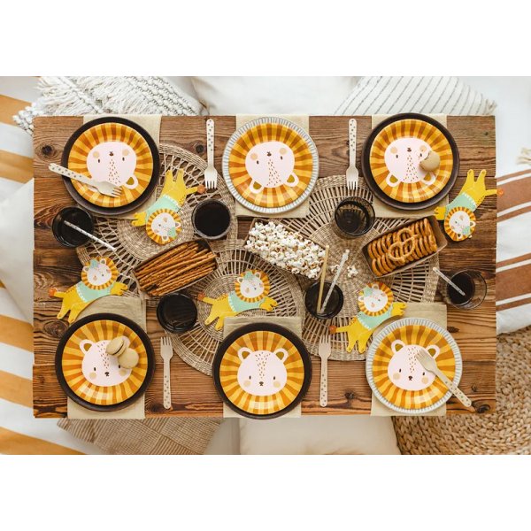 Desserttallrikar - Lejon - 6-pack Desserttallrikar - Lejon - 6-pack